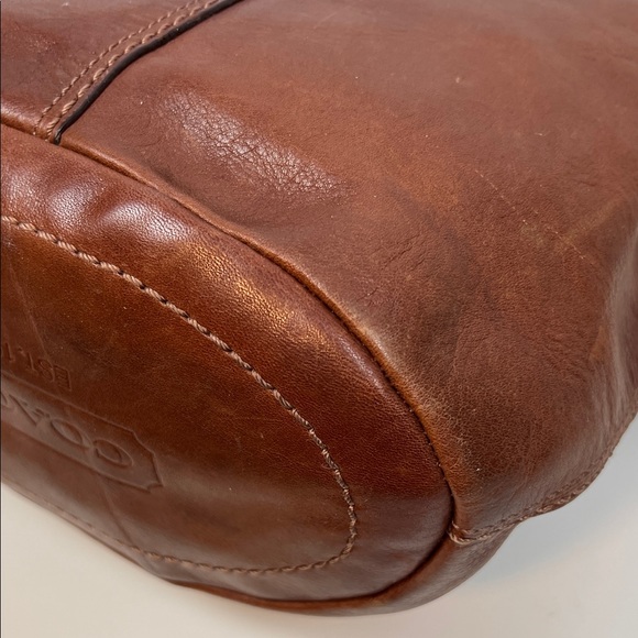 Coach Bleeker Smooth Vachetta Leather Whiskey Chunky Buckle Bucket Bag 11422 - Picture 10 of 16